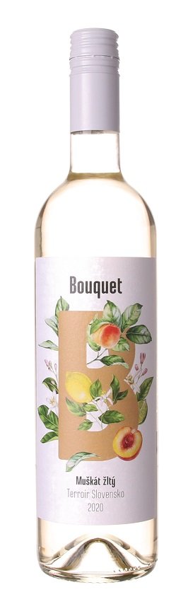 Berta Bouquet Muškát žltý 0,75L, r2020, ak, bl, plsu, sc