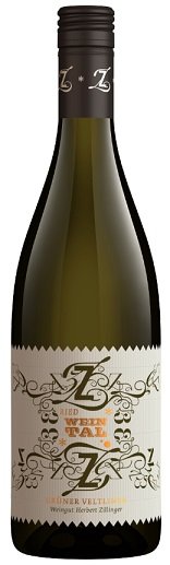 Zillinger WEINTAL Grüner Veltliner BIO 0,75L, PDO, r2019, bl, su, sc