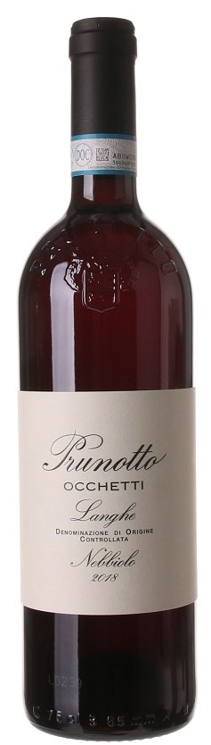 Prunotto Occhetti Nebbiolo Langhe 0,75L, DOC, r2018, cr, su