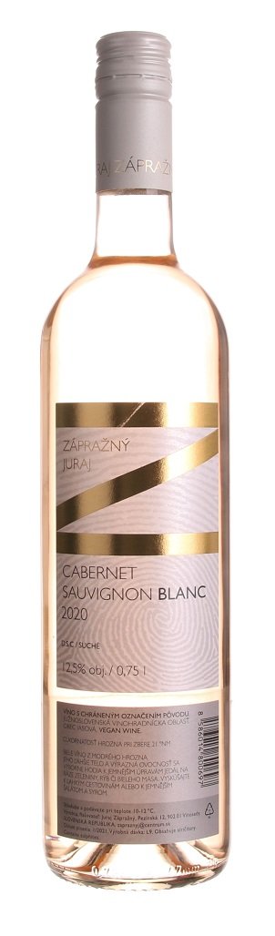 Juraj Zápražný Cabernet Sauvignon Blanc 0,75L, r2020, DSC, bl, su, sc