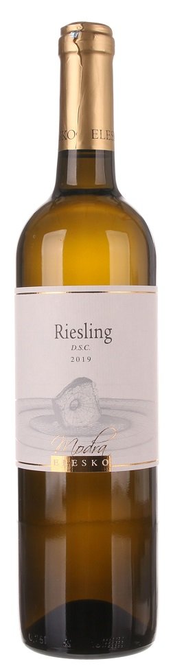 Elesko Riesling  D.S.C. 0,75L, r2019, ak, bl, su