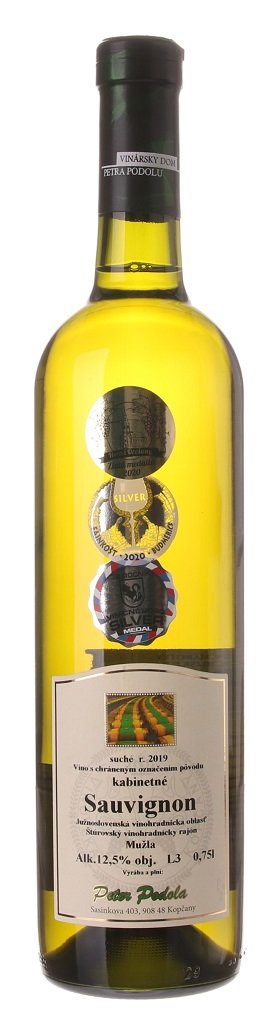 Peter Podola Sauvignon 0,75L, r2019, kab, bl, su