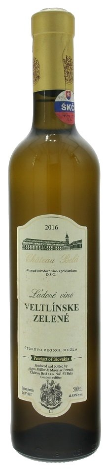 Château Belá Veltlínske zelené 0,5L, r2016, lz, bl, sl