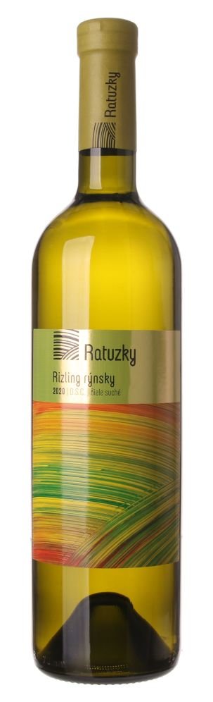 Vinárstvo Ratuzky Rizling rýnsky 0,75L, r2020, vin, bl, su