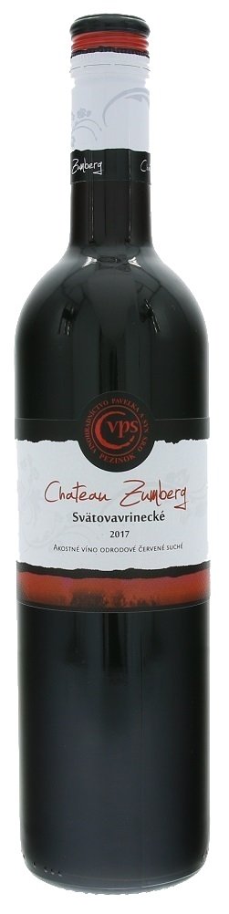 Pavelka Château Zumberg Svätovavrinecké 0,75L, r2017, ak, cr, su, sc