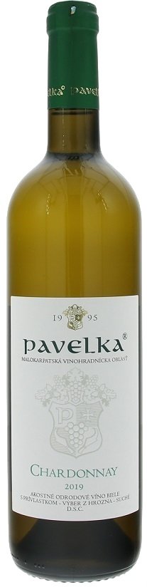 Pavelka Chardonnay 0,75L, r2019, vzh, bl, su