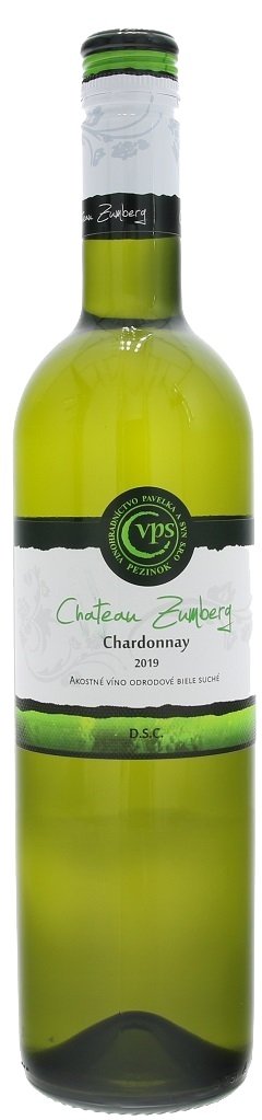 Pavelka Château Zumberg Chardonnay 0,75L, r2019, ak, bl, su