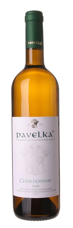 Pavelka Chardonnay 0,75L, r2020, vzh, bl, su