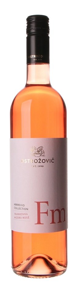 Ostrožovič Abbrevio Collection Frankovka modrá Rosé 0,75L, r2020, ak, ruz, plsu, sc