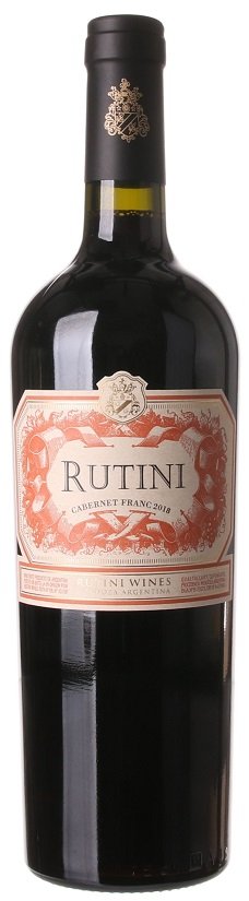 Rutini Colección Cabernet Franc 0,75L, r2018, cr, su