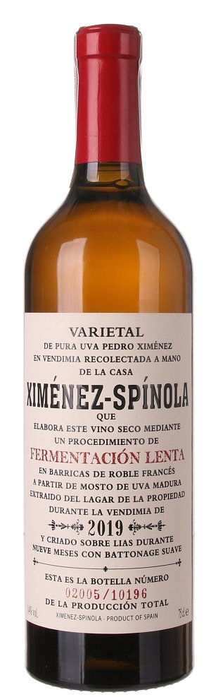 Ximénez-Spínola Fermentación Lenta 0,75L, VDM, r2019, bl, su