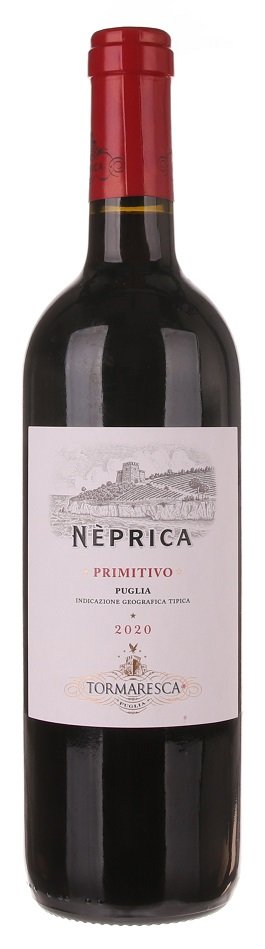 Tormaresca Neprica Primitivo 0,75L, IGT, r2020, cr, su