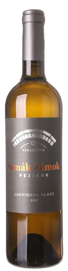 Šimák Zámok Pezinok Sauvignon Blanc 0,75L, r2020, ak, bl, plsu