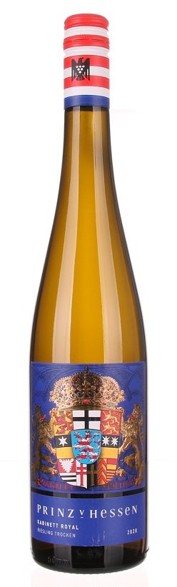 Prinz von Hessen Riesling Kabinett Royal trocken 0,75L, PDO, r2020, kab, bl, su, sc