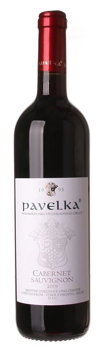 Pavelka Cabernet Sauvignon 0,75L, r2019, vzh, cr, su