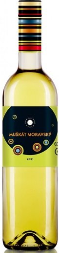 Karpatská Perla Muškát Moravský-mladé víno 0,75L, r2021, vin, bl, su, sc