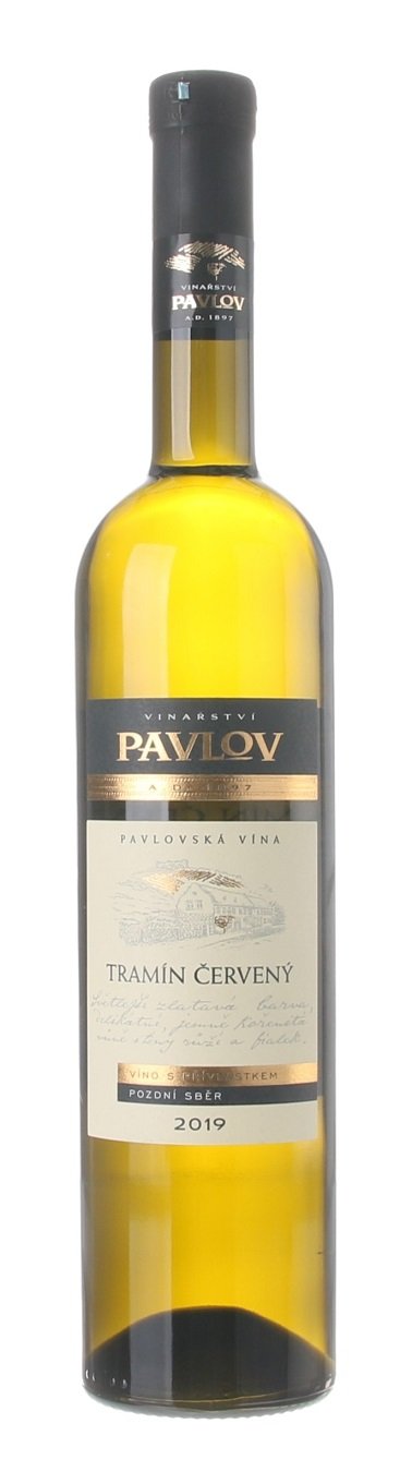 Vinařství Pavlov Tramín červený 0,75L, r2019, nz, bl, plsu