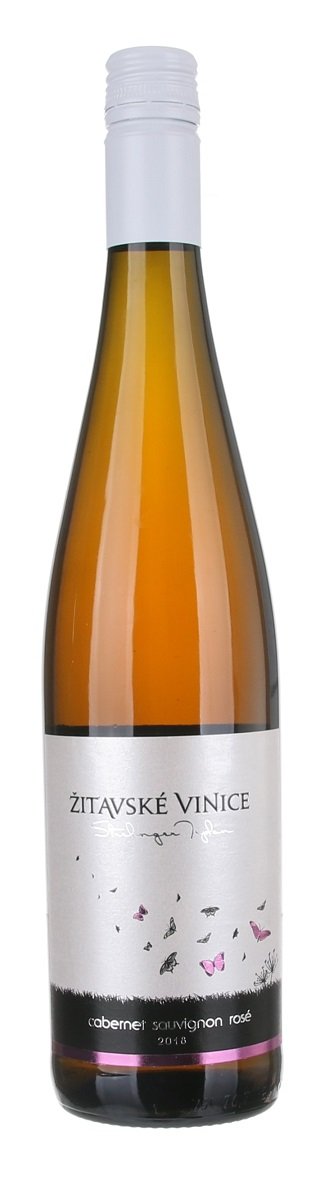 Žitavské vinice Cabernet Sauvignon Rosé 0,75L, r2018, ak, ruz, su, sc