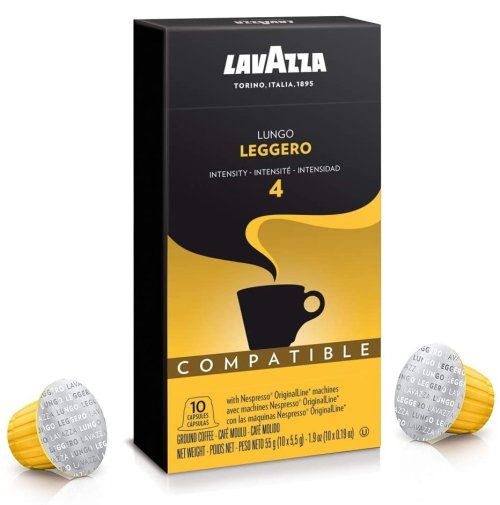 Lavazza NCC Lungo Leggero 100% A,  (10x5,5 g), kaps