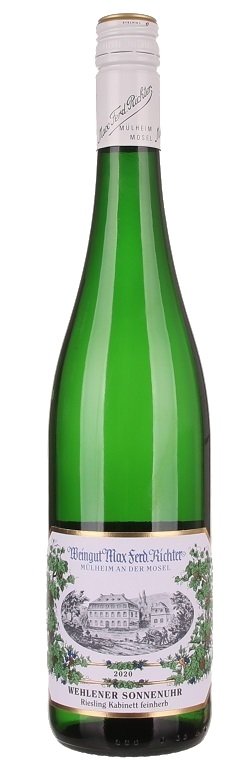 Max Ferdinand Richter Riesling Wehlener Sonnenuhr Kabinett feinherb 0,75L, PDO, r2020, bl, plsl, sc