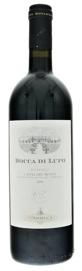 Tormaresca Bocca di Lupo Aglianico Castel del Monte BIO 0,75L, DOC, r2015, cr, su