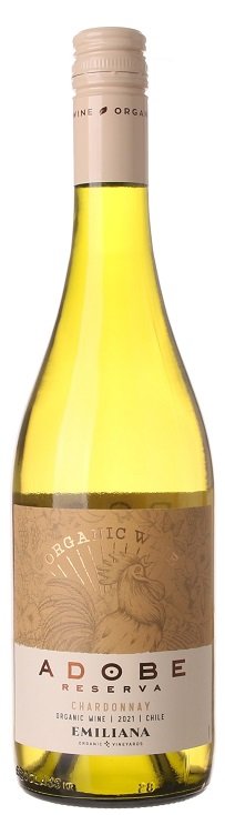 Emiliana Adobe Chardonnay BIO 0,75L, r2021, bl, su, sc