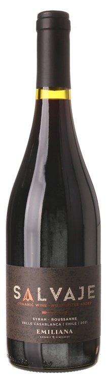 Emiliana Salvaje Syrah Roussanne BIO 0,75L, r2021, cr, su