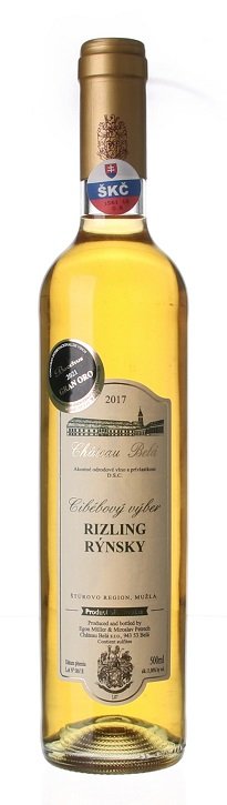 Château Belá Rizling rýnsky cibébový výber 0,5L, r2017, cv, bl, sl