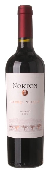 Norton Barrel Select Malbec 0,75L, r2020, cr, su