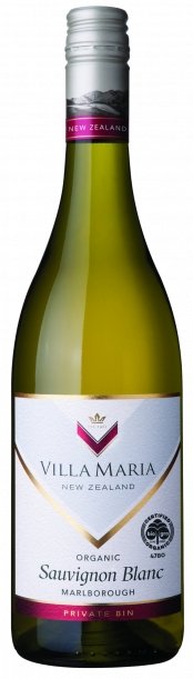 Villa Maria Private Bin Sauvignon Blanc Organic 0,75L, r2020, bl, su, sc