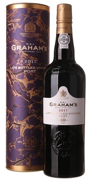 Graham's L.B.V. Port 0,75L, r2017, fortvin, cr, sl, tuba