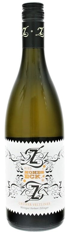 Zillinger HOHES ECK Grüner Veltliner BIO 0,75L, PDO, r2018, bl, su