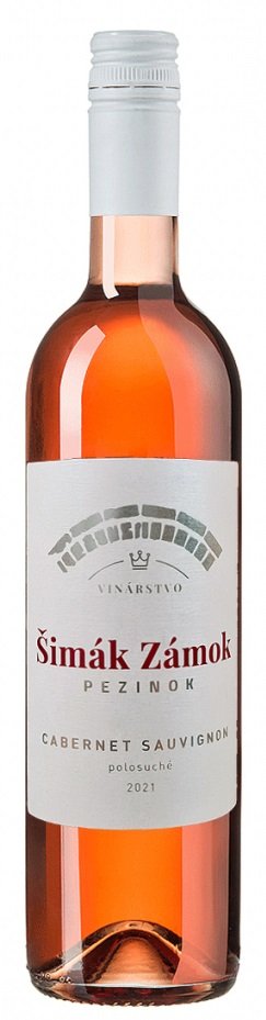 Šimák Zámok Pezinok Cabernet Sauvignon 0,75L, r2021, ak, ruz, plsu, sc