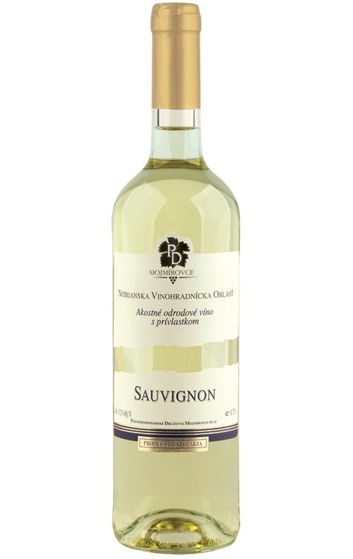 PD Mojmírovce Sauvignon 0,75L, r2020, ak, bl, plsu, sc