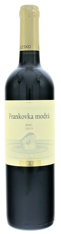 Elesko Frankovka modrá 0,75L, r2015, ak, cr, su