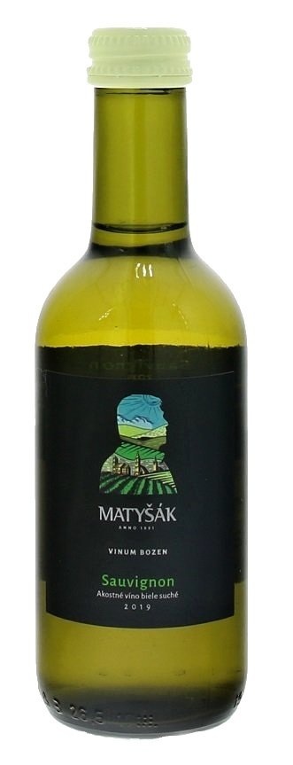 Matyšák Vinum Galéria Bozen Sauvignon 0,25L, r2019, ak, bl, su