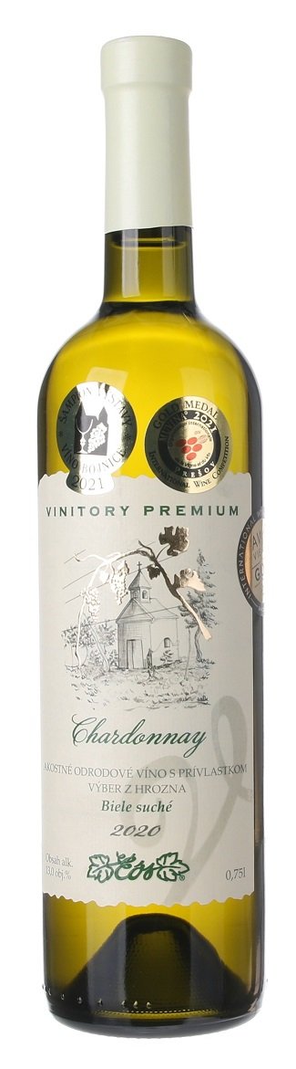 VVD Vinitory Premium Chardonnay 0,75L, r2020, vzh, bl, su