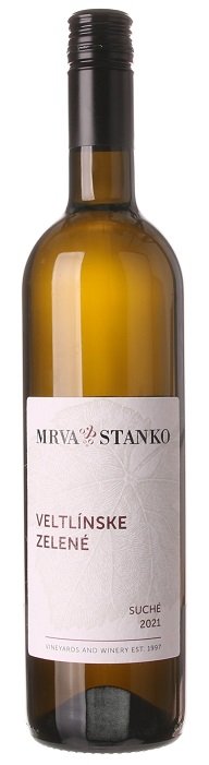 Mrva & Stanko Veltlínske zelené, Dolné Orešany 0,75L, r2021, vin, bl, su, sc