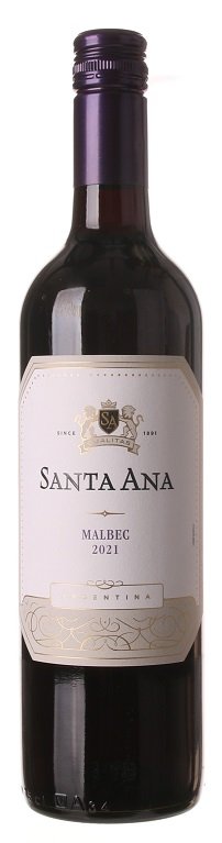 Santa Ana Malbec 0,75L, r2021, cr, su, sc