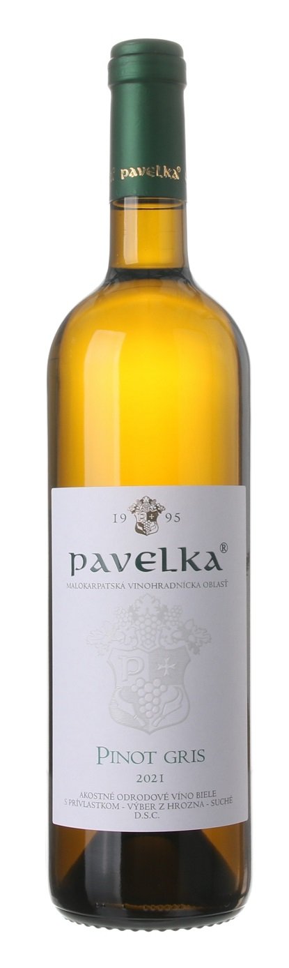 Pavelka Pinot Gris 0,75L, r2021, vzh, bl, su