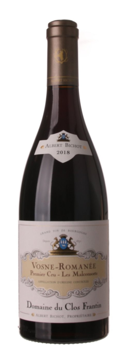 Albert Bichot Domaine du Clos Frantin Vosne-Romanée, Les Malconsorts Premier Cru, BIO 0,75L, AOC, 1er Cru, r2018, cr, su