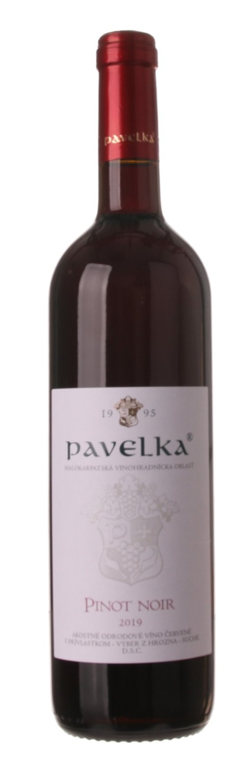Pavelka Pinot Noir 0,75L, r2019, vzh, cr, su