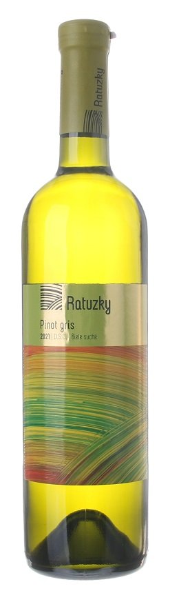 Vinárstvo Ratuzky Pinot Gris 0,75L, r2021, ak, bl, su