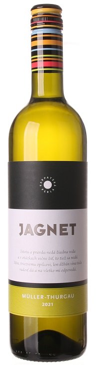 Karpatská Perla Jagnet Müller Thurgau 0,75L, r2021, vin, bl, su