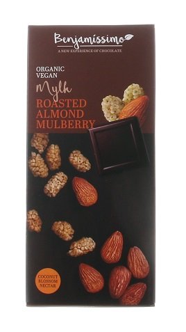 Benjamissimo Pražené mandle Moruša 70g, BIO,ktab