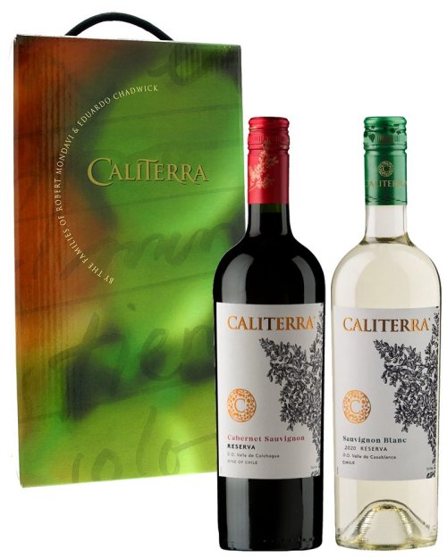 Balíček Caliterra Cuvée, 2 vína + darčeková krabica zadarmo