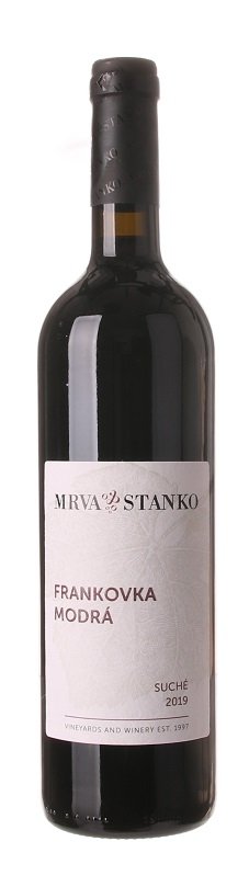 Mrva & Stanko Frankovka modrá, Dolné Orešany 0,75L, r2019, cr, su