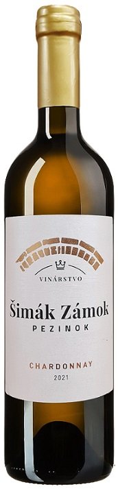 Šimák Zámok Pezinok Chardonnay 0,75L, r2021, ak, bl, su