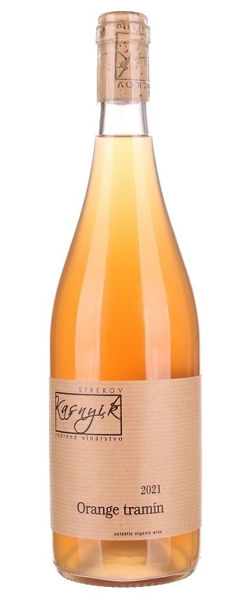 Kasnyik Orange Tramín Organic 0,75L, r2021, bl, su