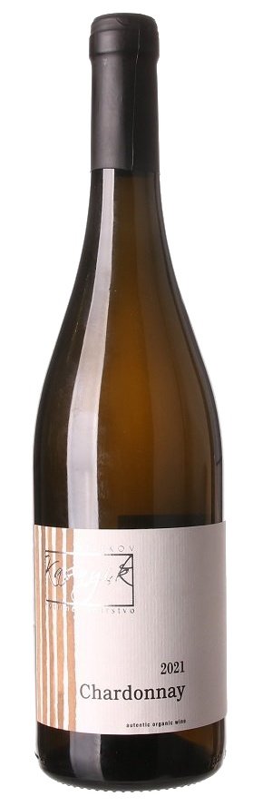 Kasnyik Chardonnay Battonage Organic 0,75L, r2021, ak, bl, su